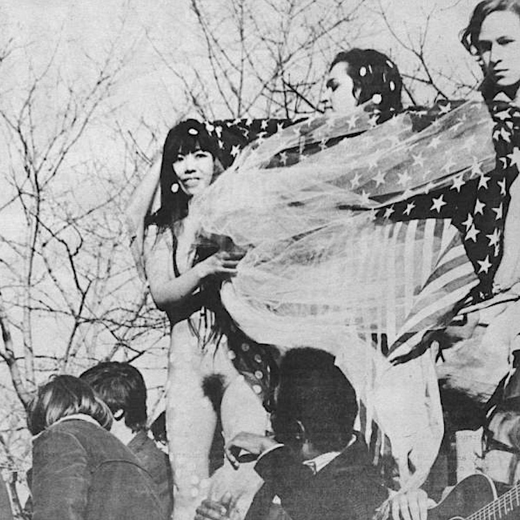 Nude KUSAMA Yayoi in Central Park New York, Easter Sunday 1969