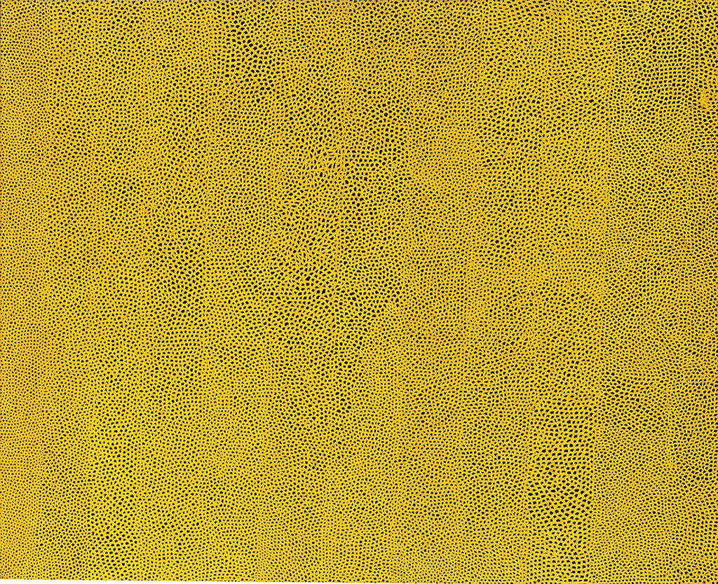 草間彌生 KUSAMA Yayoi Infinity Net Yellow 1960, oil on canvas; 240 x 294.6 cm National Gallery of Art, Washington. Gift of the Collectors Committee, National Gallery of Art.