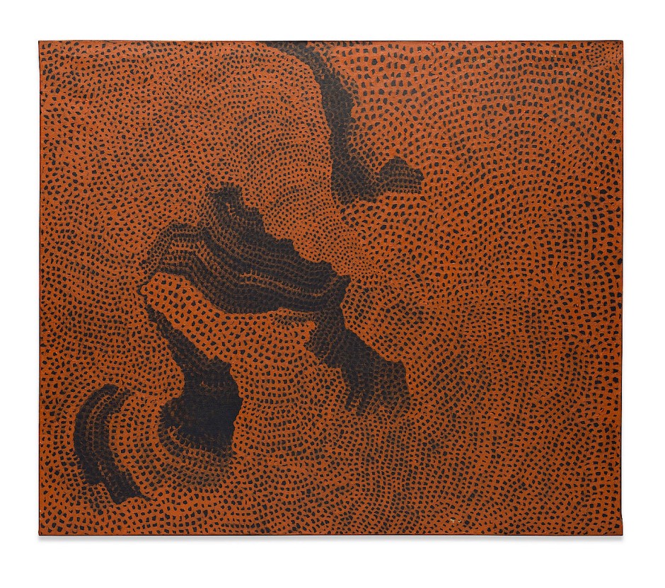 草間彌生 KUSAMA Yayoi “Mississippi River” 1960, oil on canvas, 60,3 x 71,7 cm, estimate 3-5 Million US Dollar @ Bonhams 2021