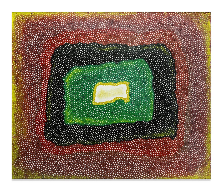 草間彌生 KUSAMA Yayoi “Untitled” 1965, oil on canvas, 111 x 130,8 cm, estimate 2.5-3.5 Million US Dollar @ Bonhams 2021