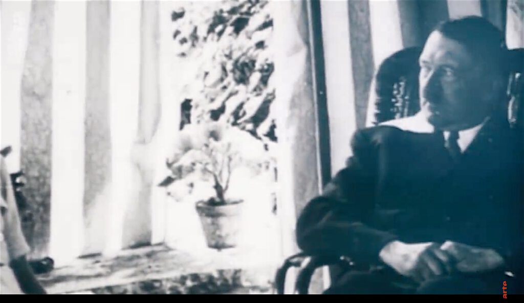 Leni Riefenstahl and Adolf Hitler in private (screenshot ARTE Doku)