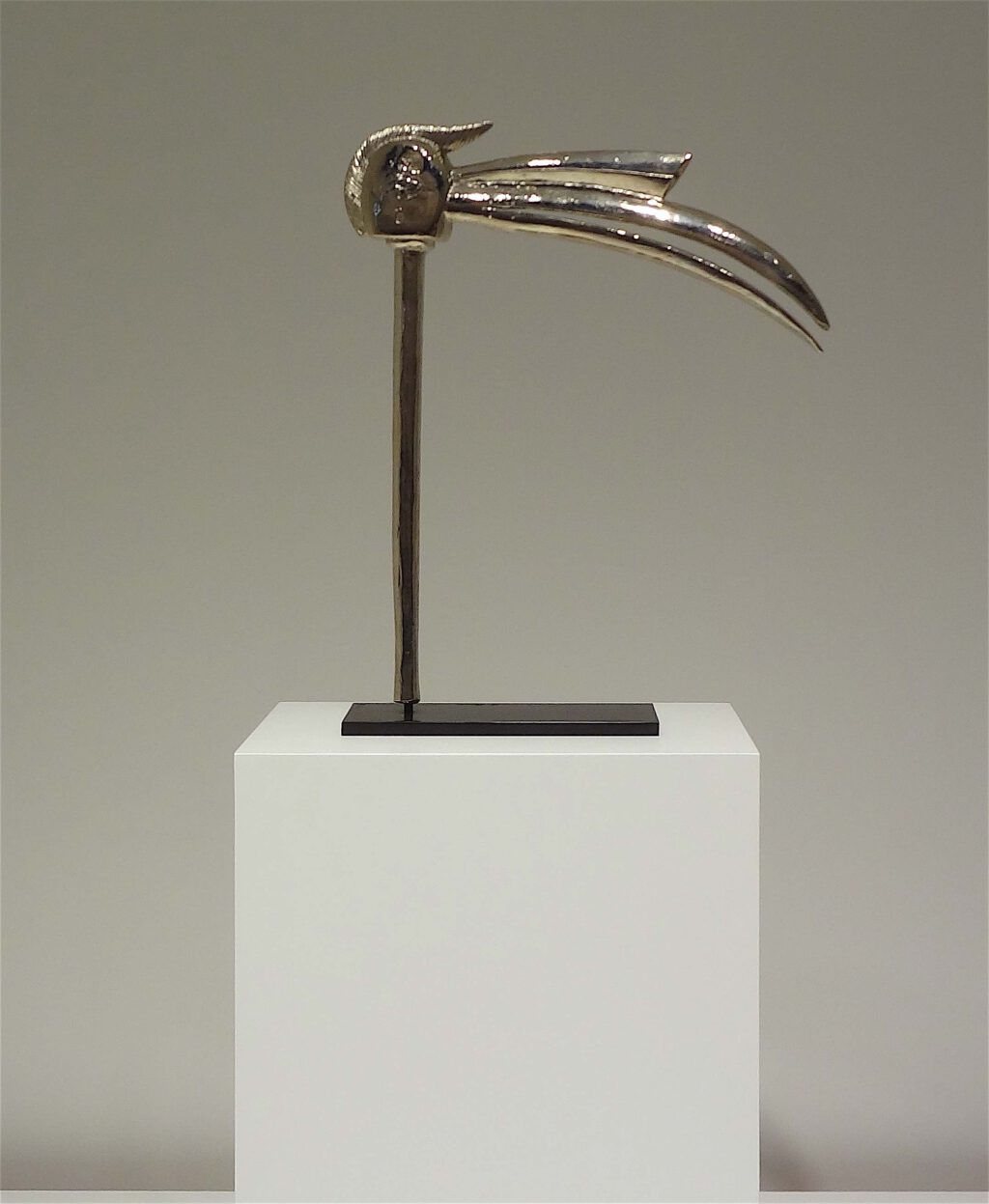 Bertrand Lavier “Toko” 2008, Nickel plated bronze