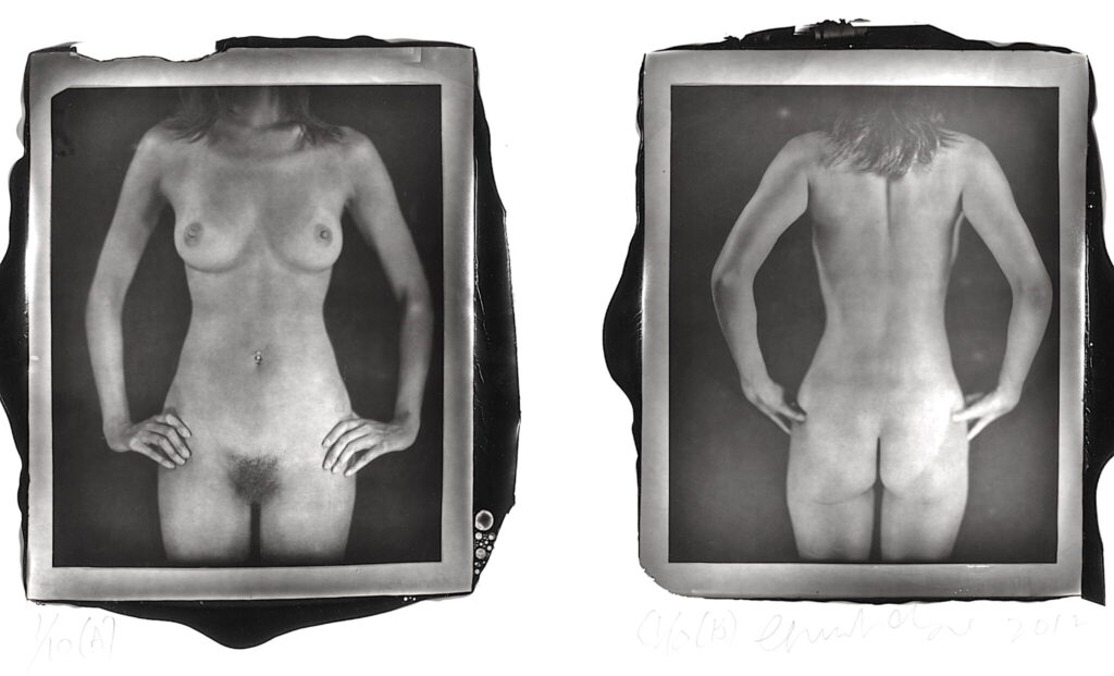 Chuck Close Untitled Torso Diptych 2012