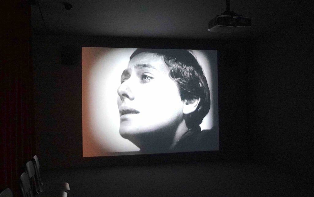 Javier Téllez “La Passion de Jeanne d’Arc (Roselle Hospital, Sydney)” 2004, installation view1