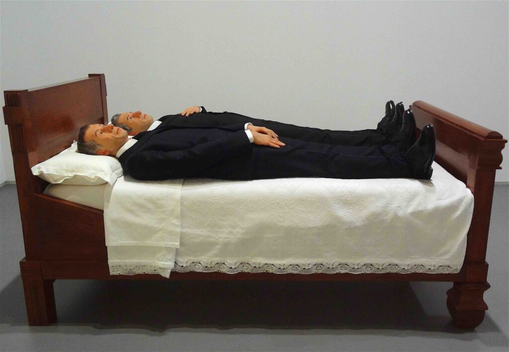 Maurizio Cattelan “We” 2010, Fiberglass, polyurethane, rubber, fabric