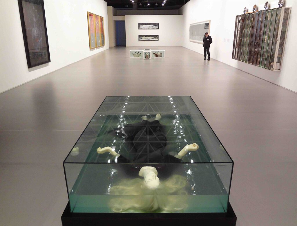 Paul Fryer “Ophelia (White)” 2007, Silicon, wax, glass