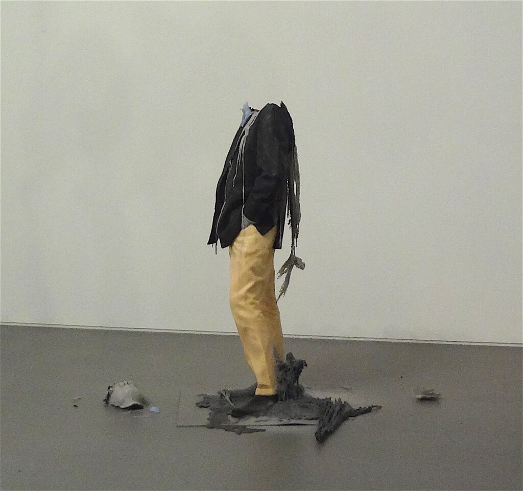 Urs Fischer “Untitled” 2011, Wax, pigments, wicks, steel, detail4