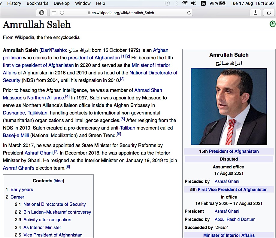 screenshot wikipedia