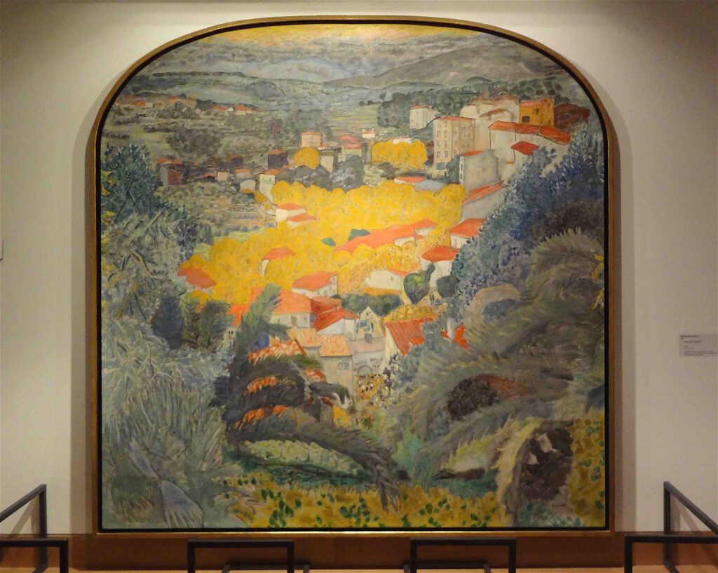 ピエール・ボナール「ル・カネの風景」1927年、ボナール美術館