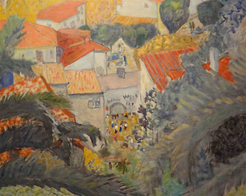 ピエール・ボナール「ル・カネの風景」1927年、部分