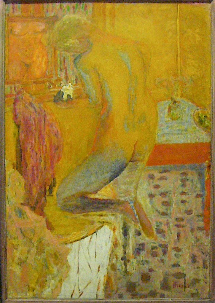 ピエール・ボナール「浴室の背面ヌード」1934年頃、パリ