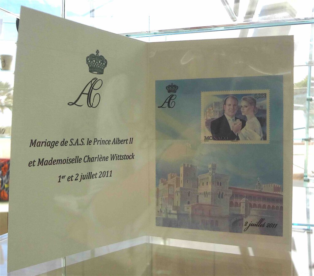 モナコ公国の君主アルベール2世とシャルレーヌ (モナコ公妃)の結婚記念日