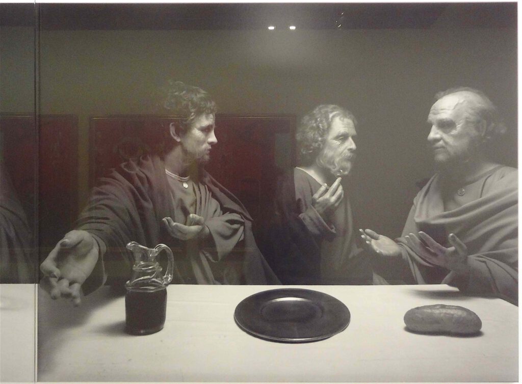 杉本博司 Hiroshi Sugimoto “The Last Supper” 1999, Black and white silver gelatin prints, detail1