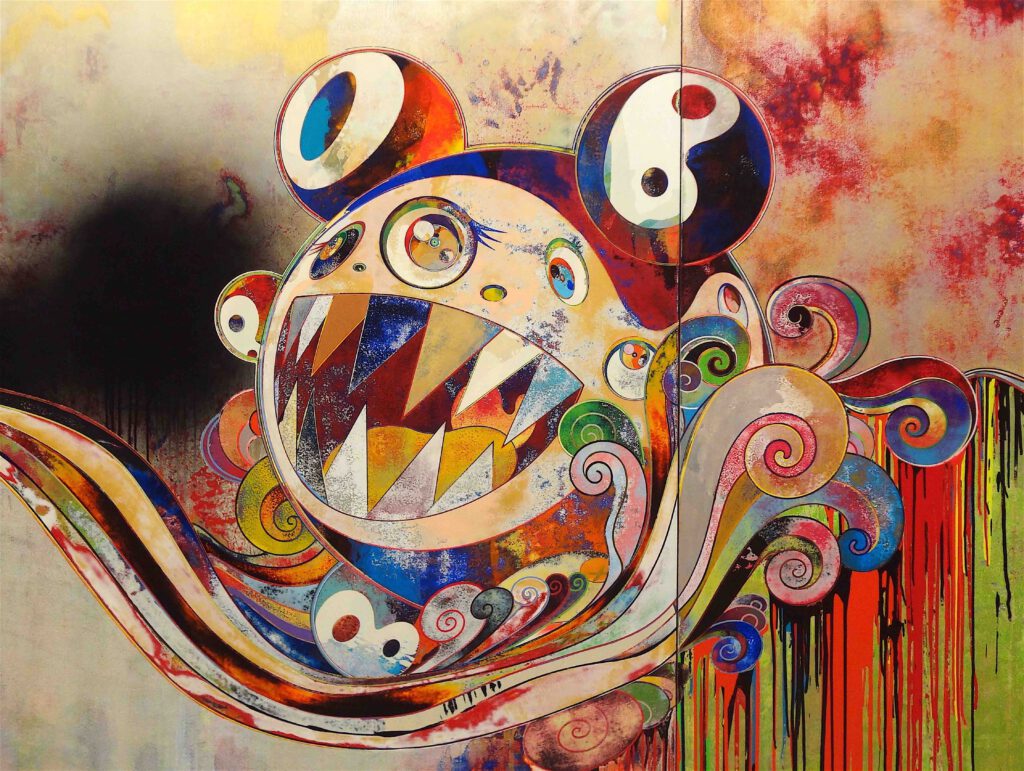 村上隆 Takashi Murakami “727-272 The Emergence of God At The Reversal of Fate” 2006-2009, detail @ ピノー・コレクション