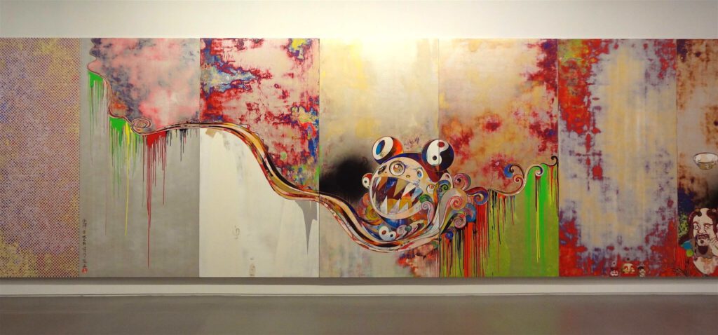 村上隆 Takashi Murakami “727-272 The Emergence of God At The Reversal of Fate” 2006-2009 （センター）