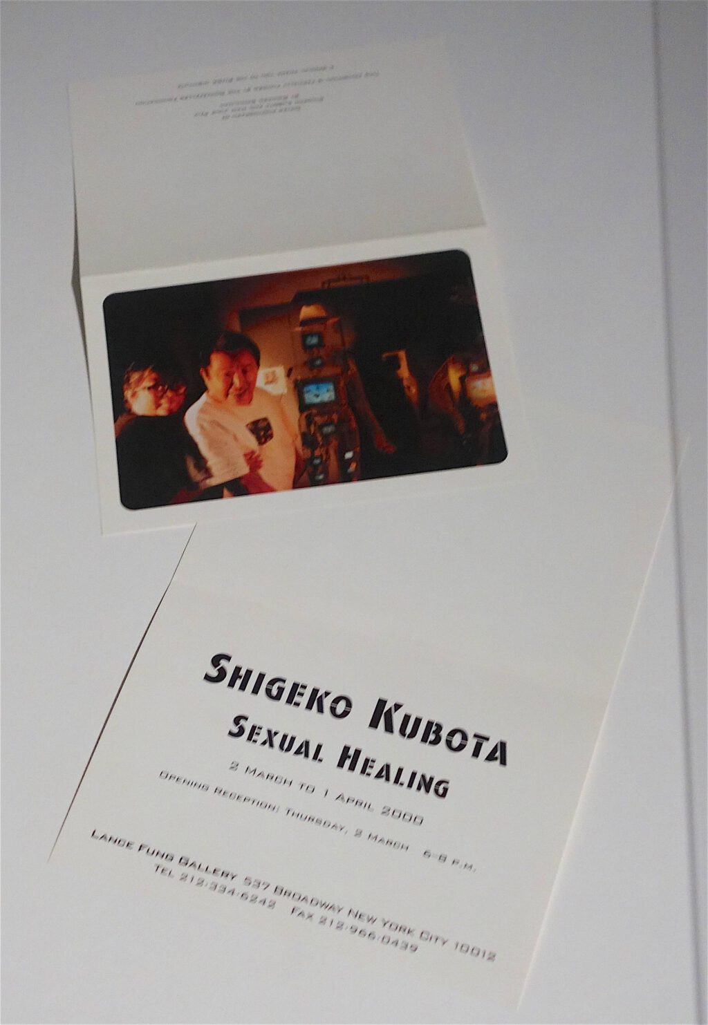Shigeko Kubota Sexual Healing @ Lance Fung Gallery, Broadway New York City