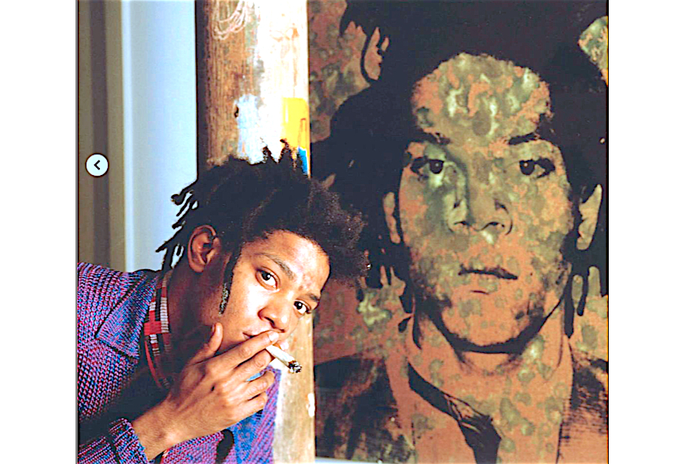 Jean-Michel-Basquiat-smoking-weed-マリファナを吸うジャン＝ミシェル・バスキア