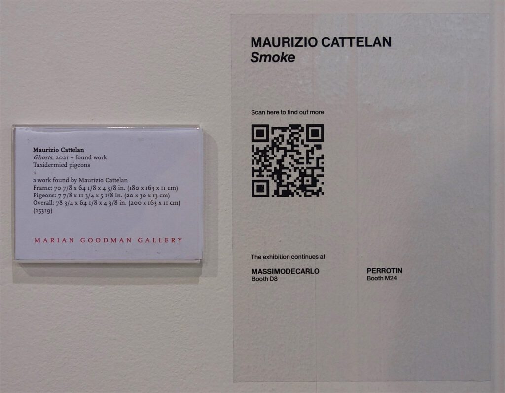 Maurizio Cattelan @ Marian Goodman Gallery