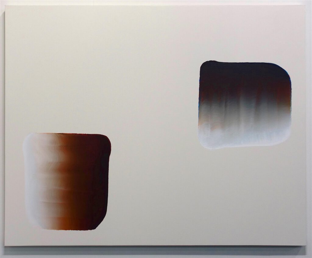 李 禹煥 リ・ウーファン LEE Ufan “Dialogue” 2019, Acrylic on canvas, 160 x 132 x 5 cm (UFAN190016)(LISSON GALLERY)