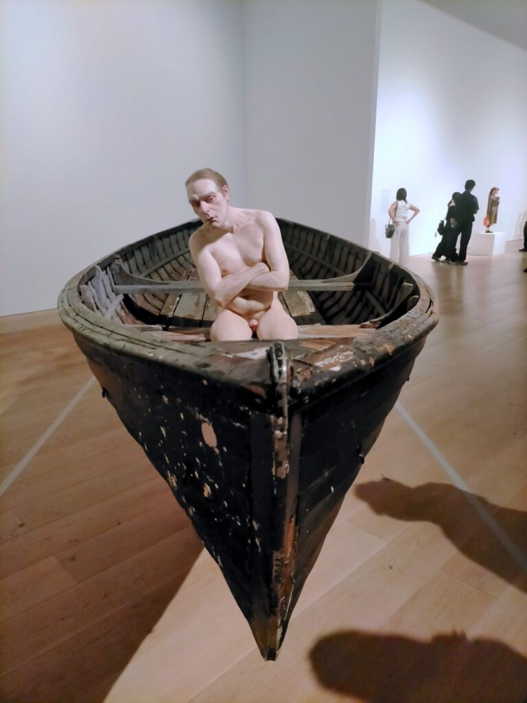 Man in a Boat, Ron Mueck, 2005. Photography Keith Whittle