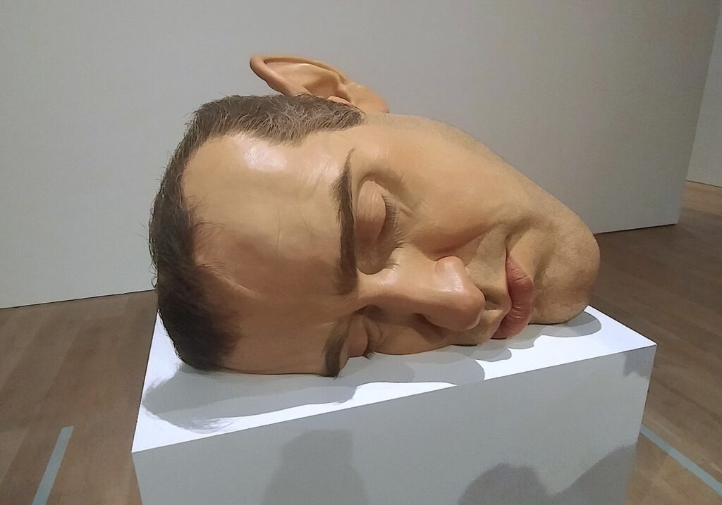 Mask II, Ron Mueck, 2002. Photography Keith Whittle