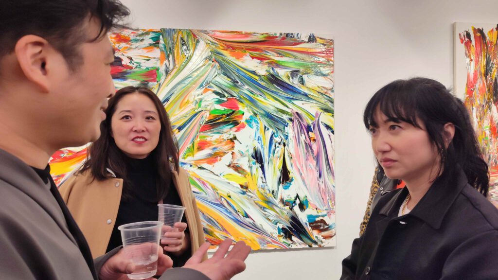 Mitsumasa Kadota exhibition at Goca by Garde, opening