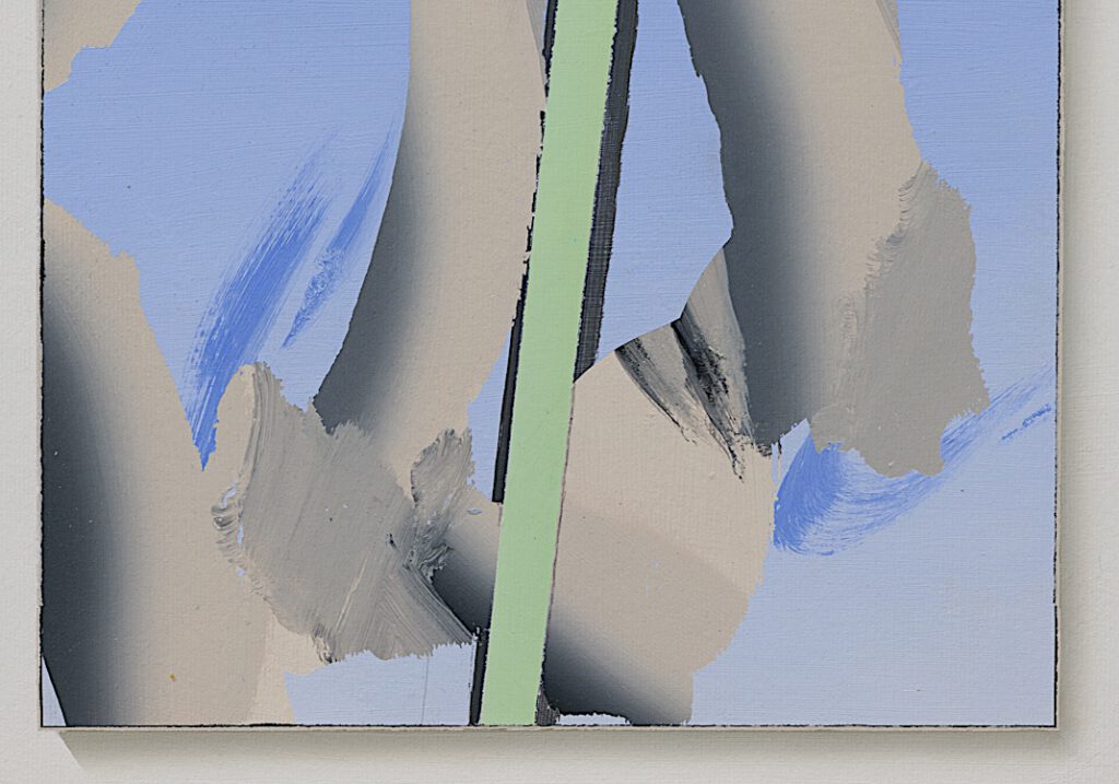 Tomáš Absolon “Untitled” 2023, unique, 50 x 35 cm, acrylic on paper, detail