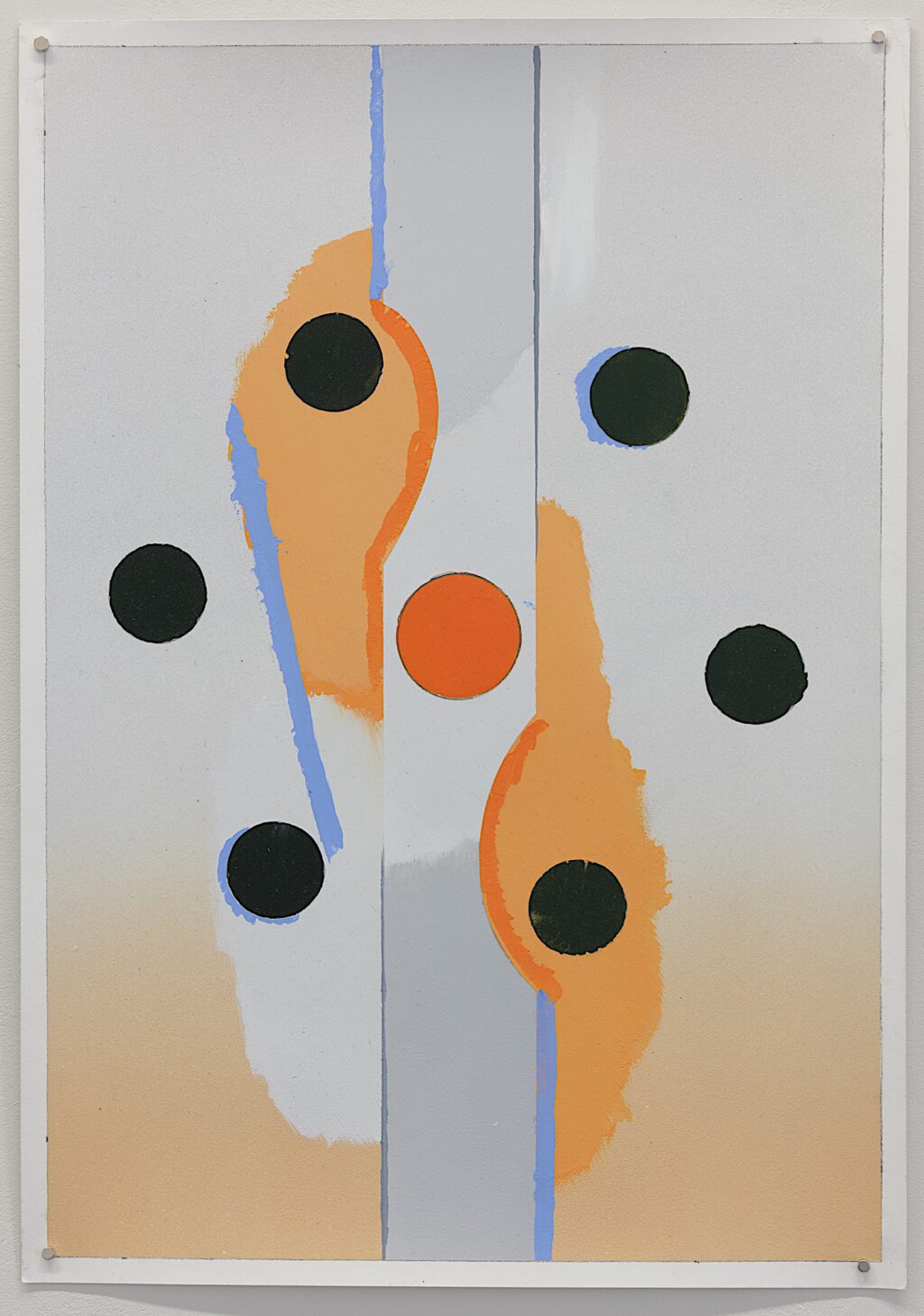 Tomáš Absolon “Untitled” 2023, unique, 55 x 30 cm, acrylic on paper
