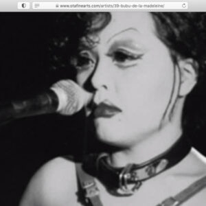 ブブ・ド・ラ・マドレーヌ Bubu de la Madelaine | ブブ・ド・ラ・マドレーヌ Bubu de la Madelaine. Screenshot from the website of Ota Fine Arts (2022/4/14). ここに載せた写真とスクリーンショットは、すべて「好意によりクリエーティブ・コモン・センス」の文脈で、日本美術史の記録の為に発表致します。Creative Commons Attribution Noncommercial-NoDerivative Works photos: cccs courtesy creative common sense
