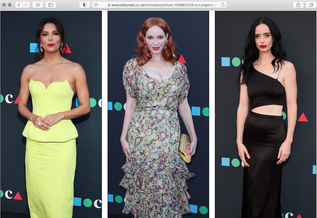 Eva Longoria, Christina Hendricks, Kristen Ritter