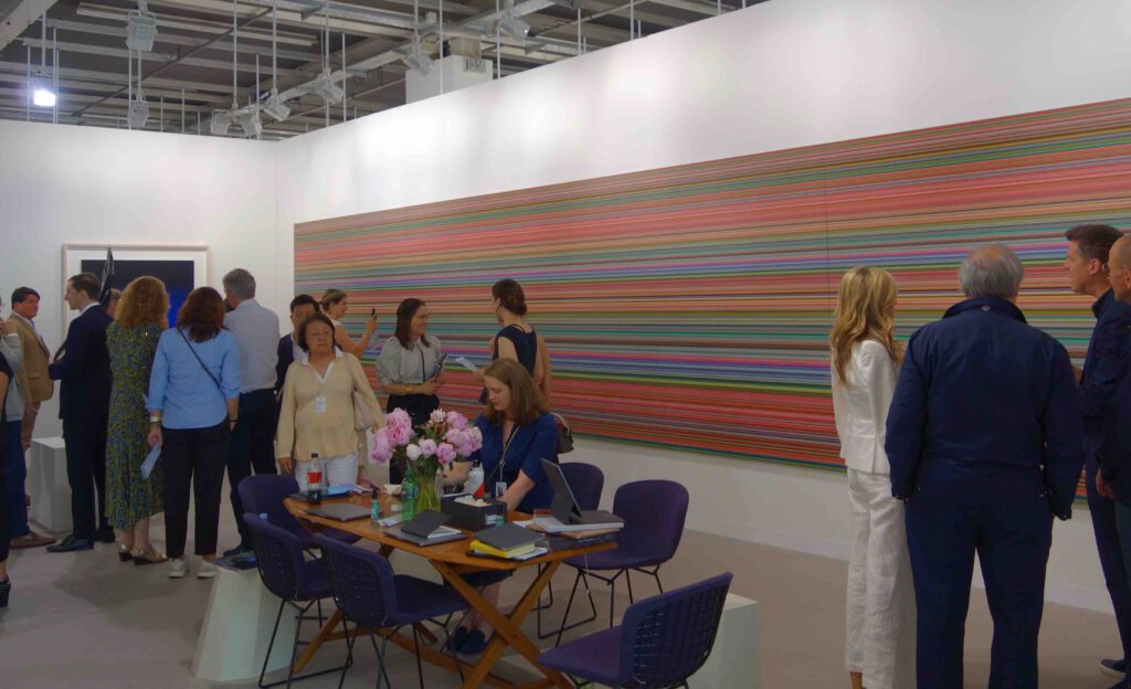 Gerhard Richter 930-2 Strip 2013. Digital print on paper mounted between Alu Dibond and Perspex (Diasec) , 200 x 1000 cm @ Marian Goodman