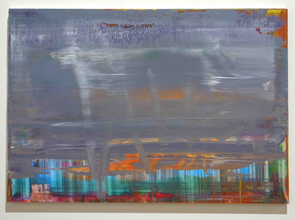 Gerhard Richter Abstraktes Bild 2001. Oil on Alu Dibond, 50 x 72 cm @ Ben Brown Fine Arts