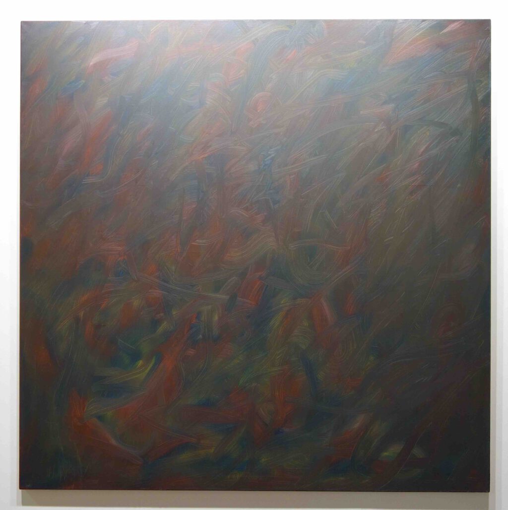 Gerhard Richter Rot-Blau-Gelb 1973. Oil on canvas, 200 x 200 cm @ Ben Brown Fine Arts