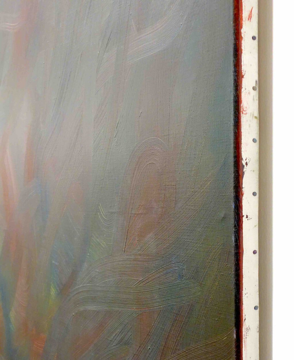 Gerhard Richter Rot-Blau-Gelb 1973. Oil on canvas, 200 x 200 cm @ Ben Brown Fine Arts, detail2