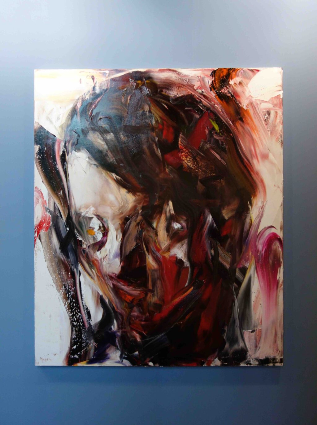 IDA Yukimasa 井田幸昌 SUMI 2022. Oil on canvas, 194 x 162 cm. 120.000 US$ @ Mariane Ibrahim
