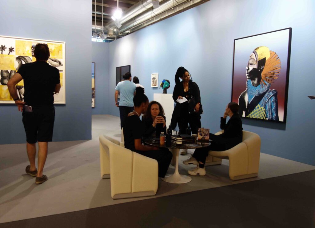 Mariane Ibrahim Gallery booth @ ART BASEL 2022