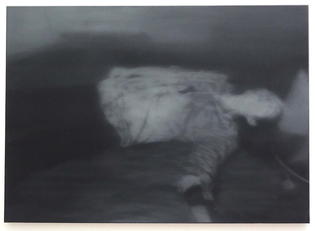 ゲルハルト・リヒター Gerhard Richter “18. Oktober 1977 (Erschossener 2) ” 1988, Öl auf Leinwand