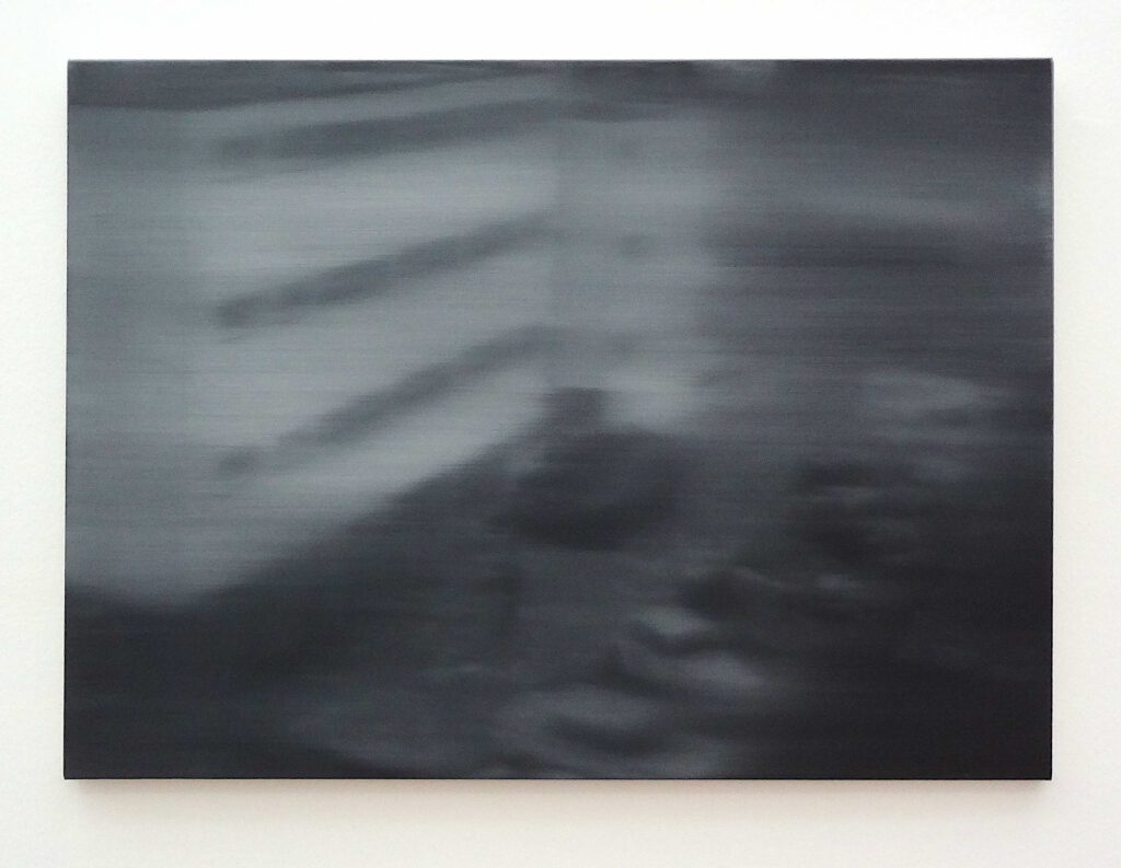 ゲルハルト・リヒター Gerhard Richter “18. Oktober 1977 (Festnahme 1) ” 1988, Öl auf Leinwand