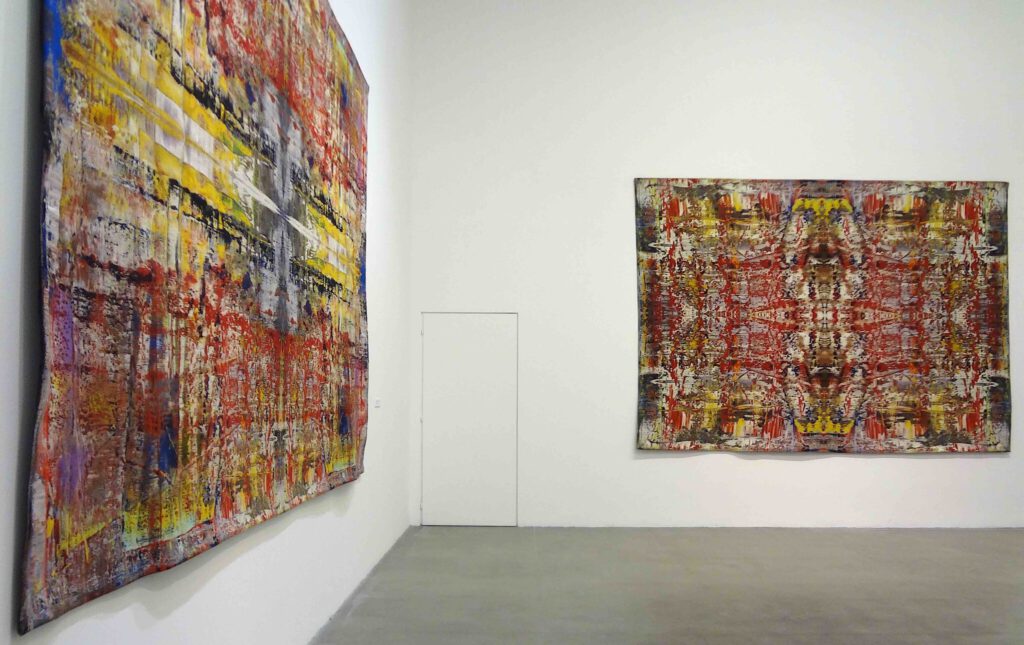 ゲルハルト・リヒター Gerhard Richter “ABDU, IBLAN, MUSA, YUSUF” 2009, Tapestry. Exhibition view, parts