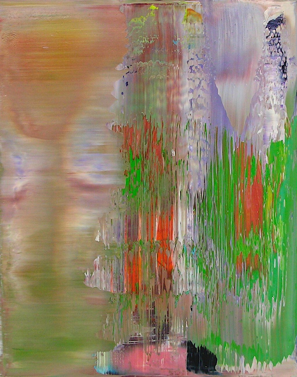 ゲルハルト・リヒター Gerhard Richter Abstraktes Bild 864-8 2000, Oil on aluminium, 50 x 40 cm @ WAKO WORKS OF ARTS 2010