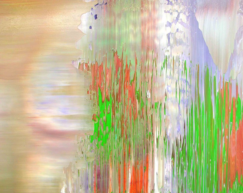 ゲルハルト・ Gerhard Richter Abstraktes Bild 864-8 2000, Oil on aluminium, 50 x 40 cm, detail 1