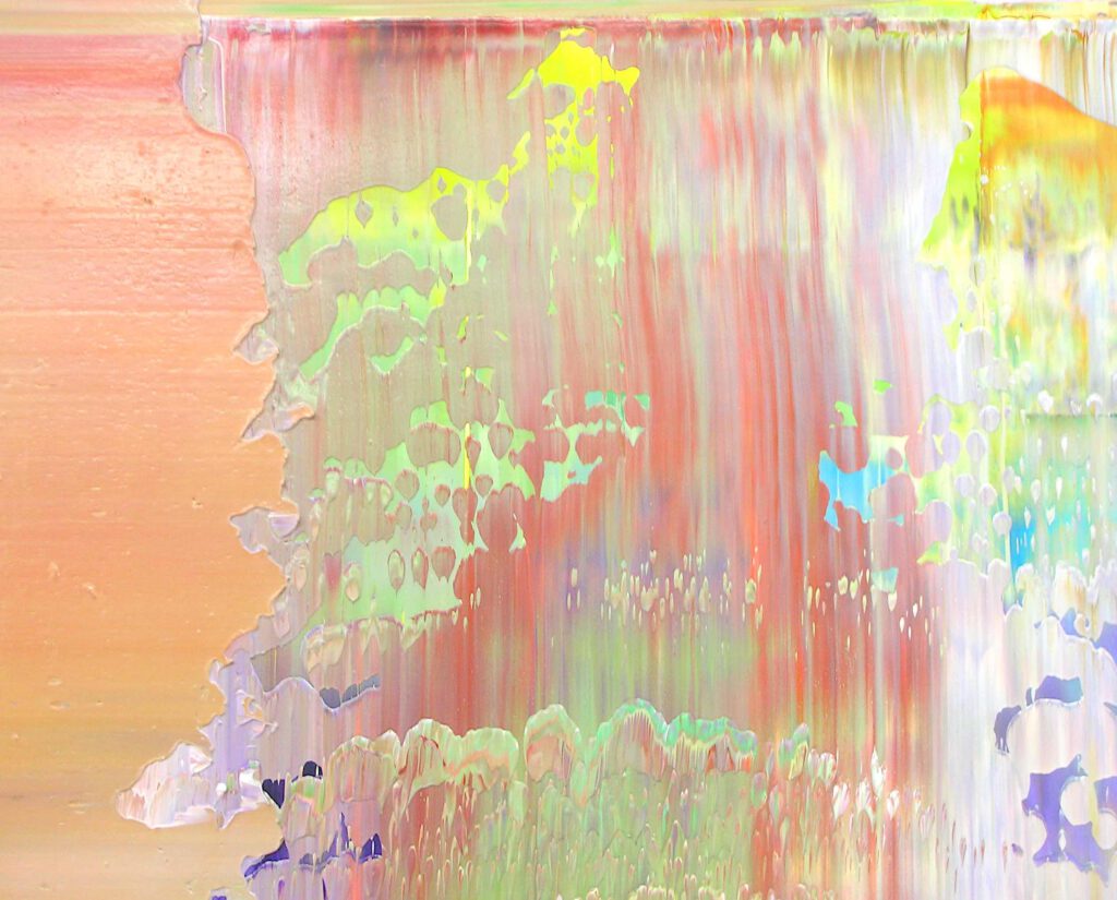 ゲルハルト・リヒター Gerhard Richter Abstraktes Bild 864-8 2000, Oil on aluminium, 50 x 40 cm, detail 2