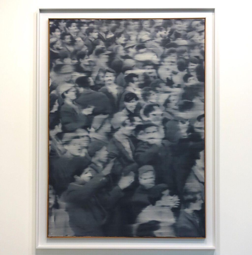 ゲルハルト・リヒター Gerhard Richter Versammlung 1966, Öl auf Leinwand
