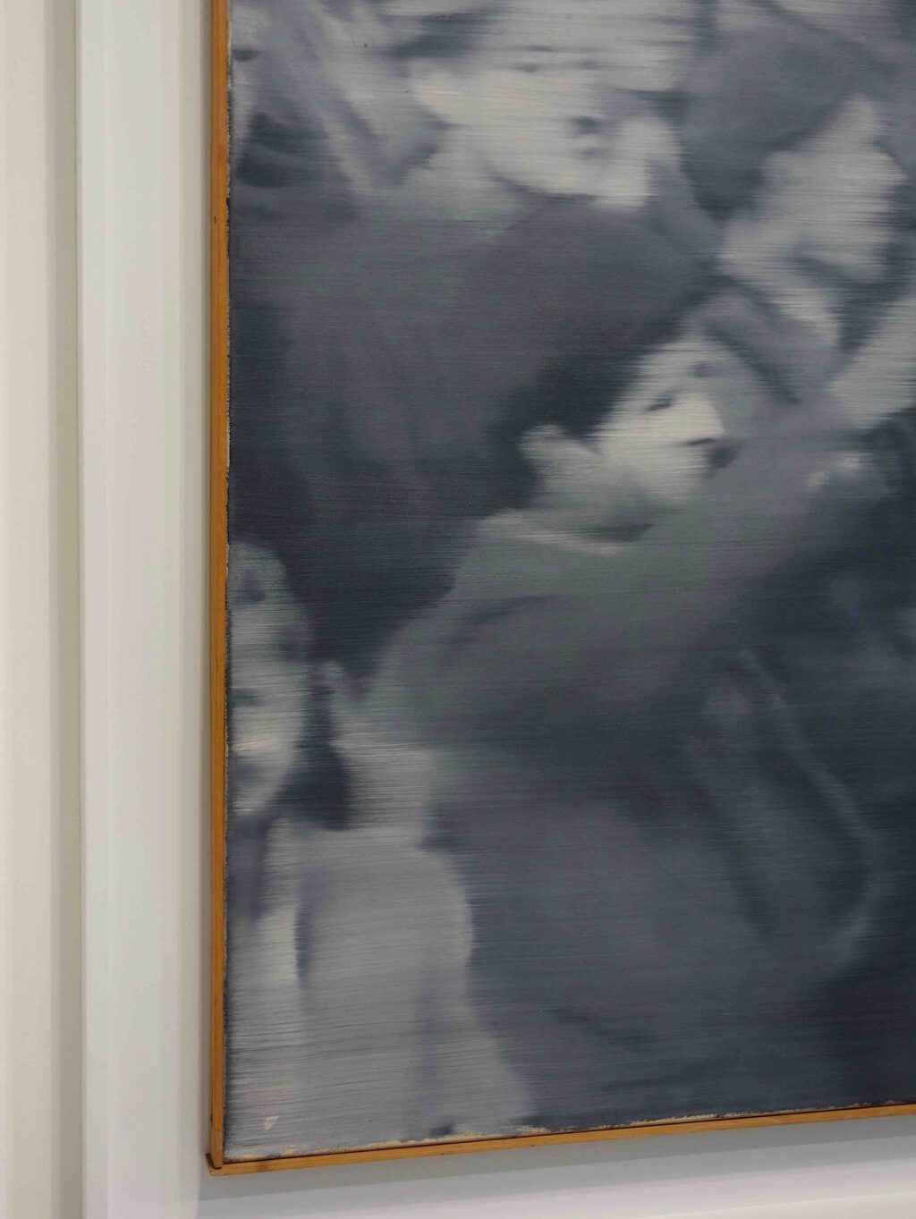 ゲルハルト・リヒター Gerhard Richter Versammlung 1966, Öl auf Leinwand, detail