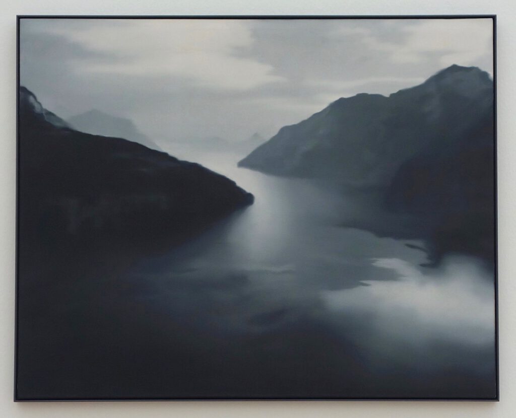 ゲルハルト・リヒター Gerhard Richter “Vierwaldstätter See” 1969, Öl auf Leinwand (Daros Collection) @ Fondation Beyeler 2022