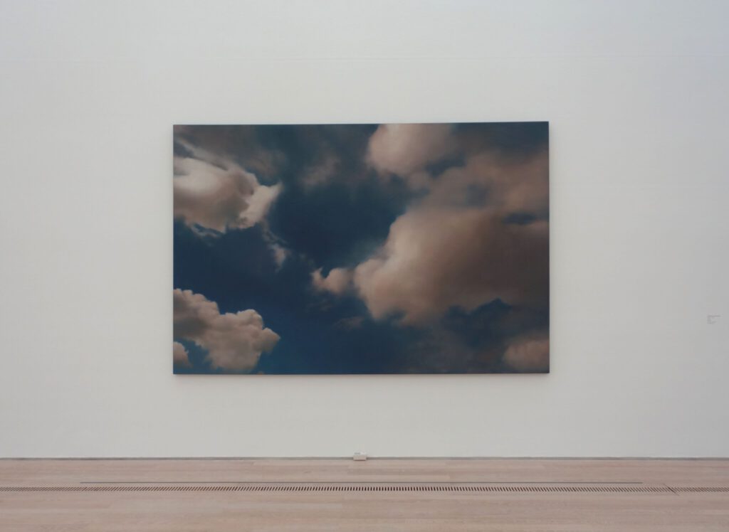 ゲルハルト・リヒター Gerhard Richter “Wolke” 1976, Öl auf Leinwand (Privatbesitz) @ Fondation Beyeler 2022