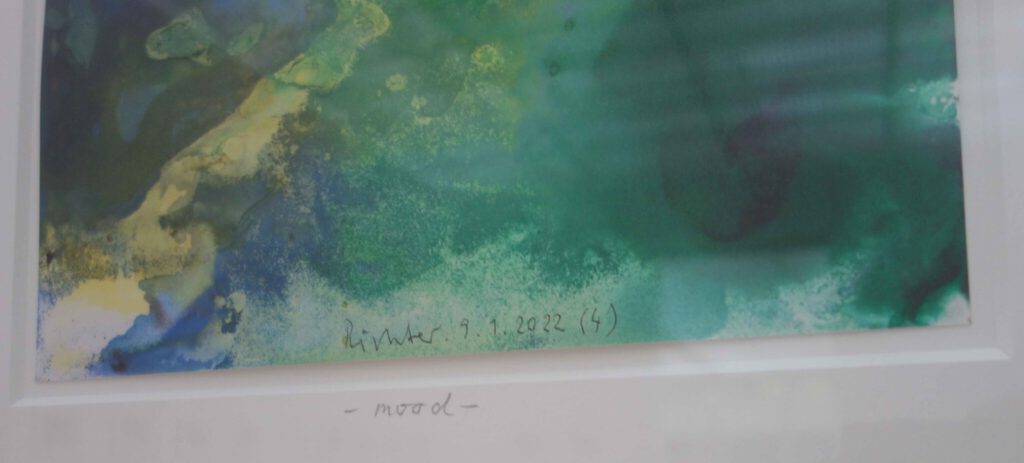 ゲルハルト・リヒター Gerhard Richter “mood” 2022, Fotografien @ Fondation Beyeler 2022, detail 2