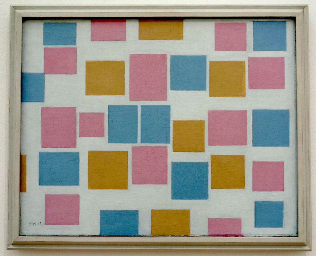 ピート・モンドリアン Piet Mondrian Komposition Nr.3 mit kleinen Farbflächen 1917