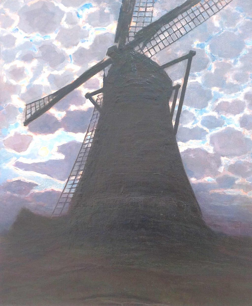 ピート・モンドリアン Piet Mondrian Mühle am Abend 1917
