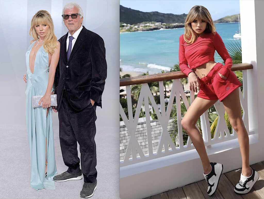 Larry Gagosian with his new girl friend Erica Pelosini (2026)